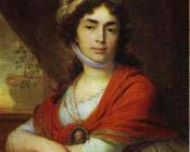 弗拉基米尔 波罗维科夫斯基 : Portrait of M. D. Dunina